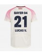 Bayer Leverkusen Lucas Vazquez #21 Venkovní Dres 2025-26 Krátký Rukáv Bayer Leverkusen Lucas Vazquez #21 Venkovní Dres 2025-26 Krátký Rukáv